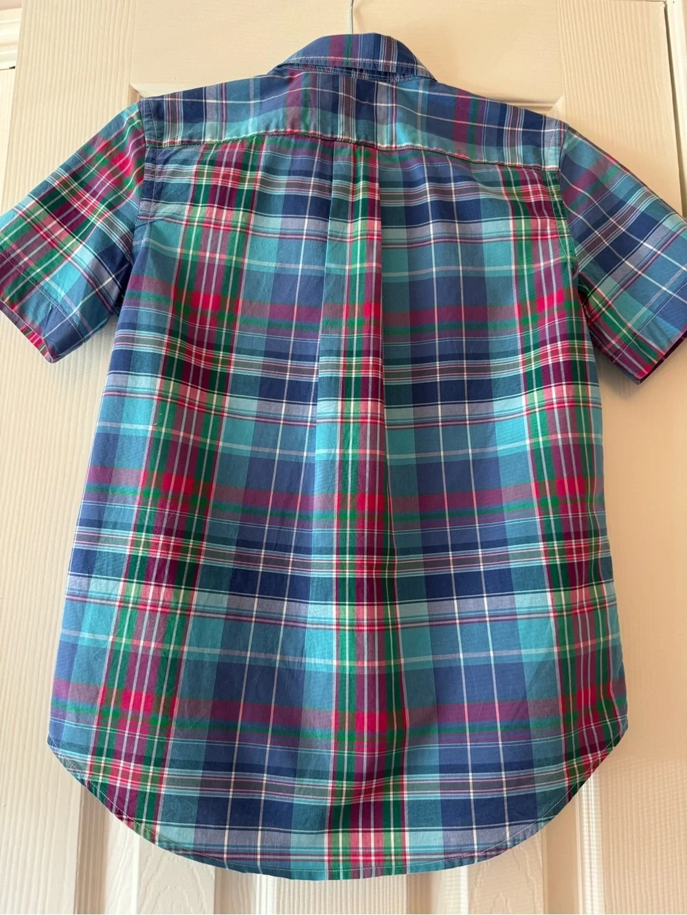 Polo Ralph Lauren Plaid Oxford Camp Shirt - Blue, Turquoise, Pink